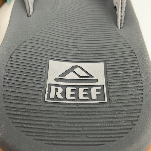 New Reef Men\'s Santa Ana Flip Flop Sandal Grey Sizes 9 main image 7